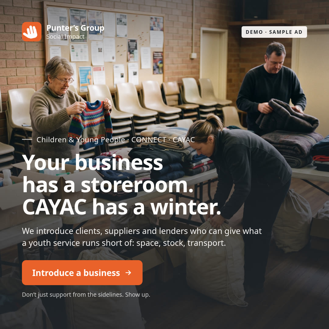Your business has a storeroom. CAYAC has a winter.