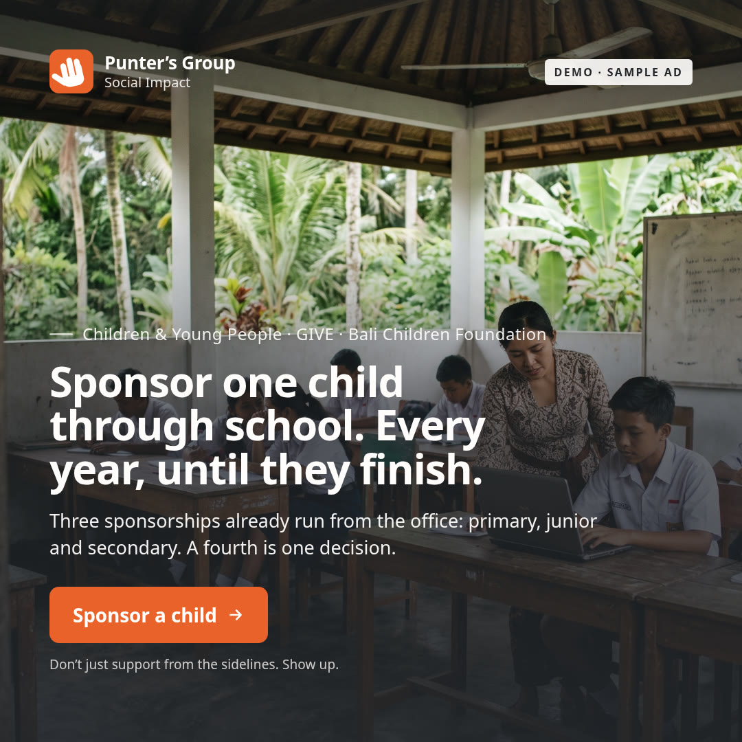 Sponsor one child through school. Every year, until they finish.