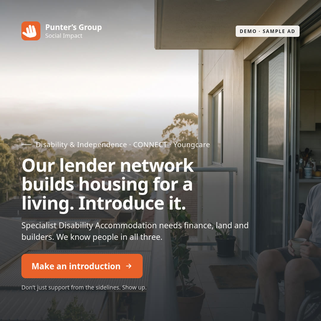 Our lender network builds housing for a living. Introduce it.